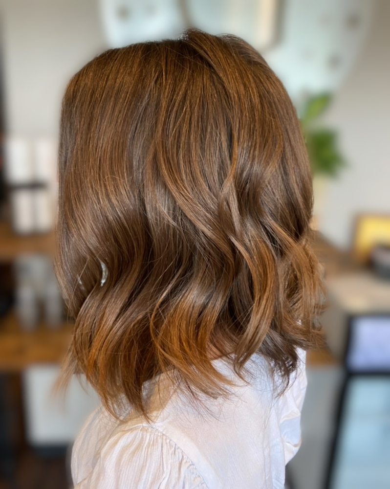 Root Touch Up And Haircut
