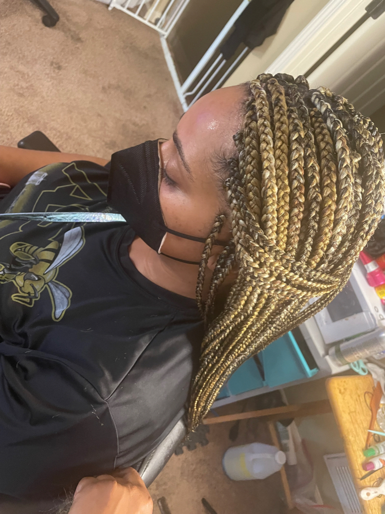 Medium Box Braids