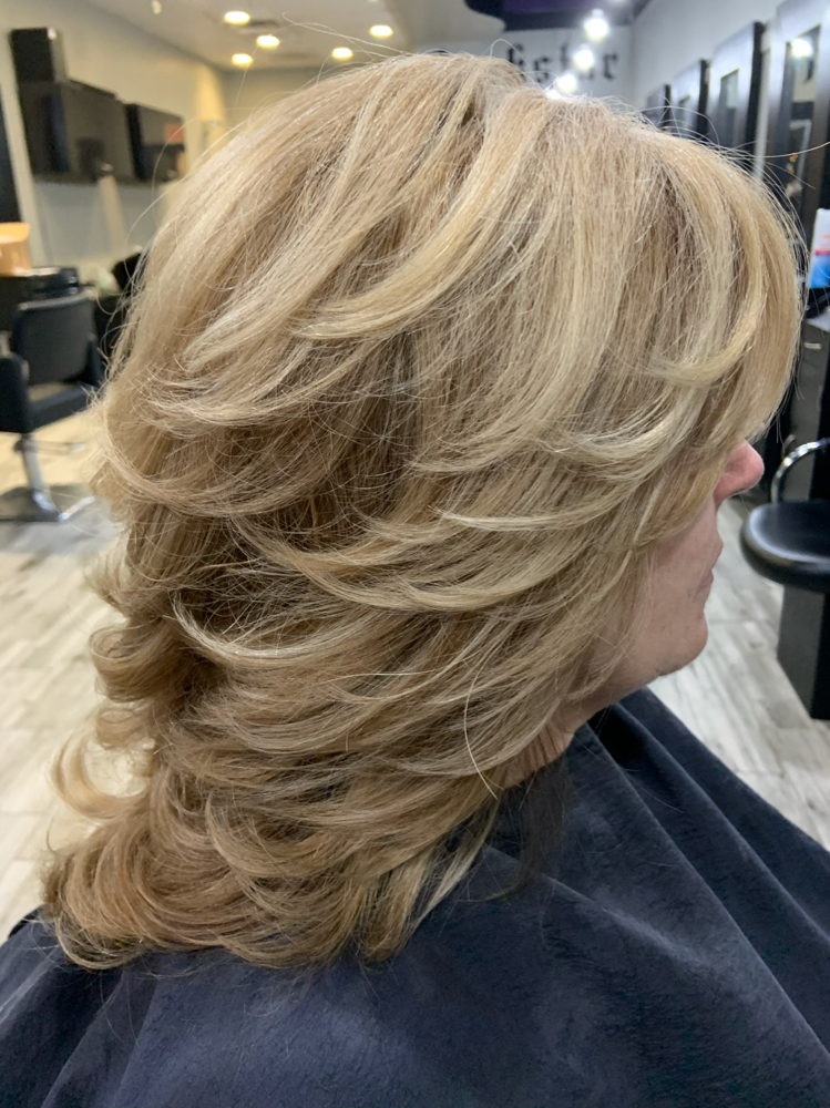 Haircut And Blowdry