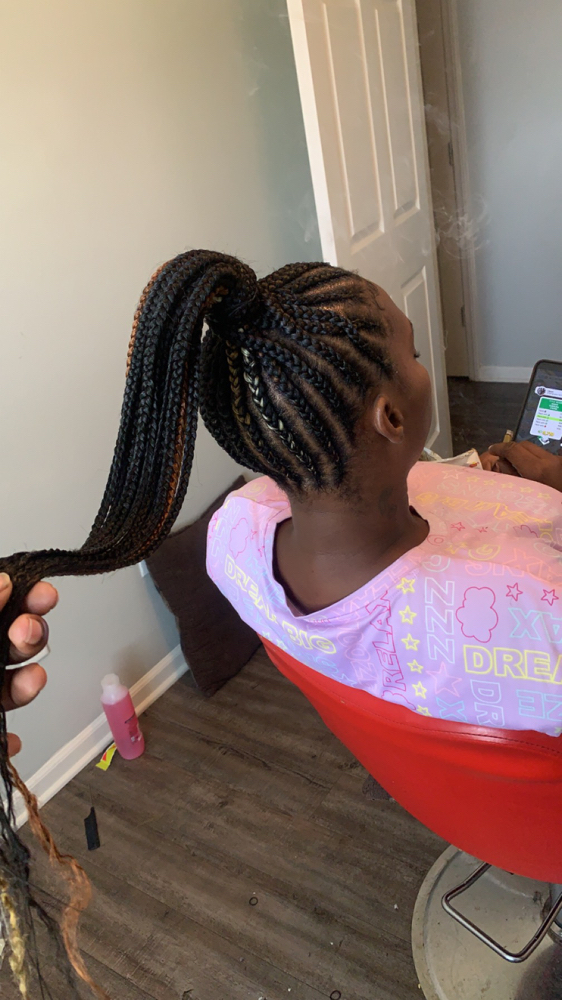 Medium Feed In Ponytail at Hair Hustlaaa! in Humphrey, AR