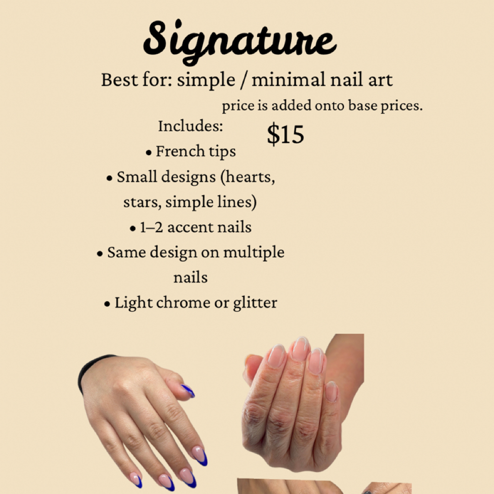 Signature Art at Pr3tty Polish in Hobbs, NM
