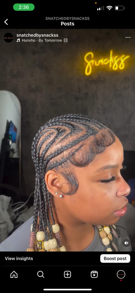 12-15 Stich Braids at Snatchedbysnackss in Charlotte, NC