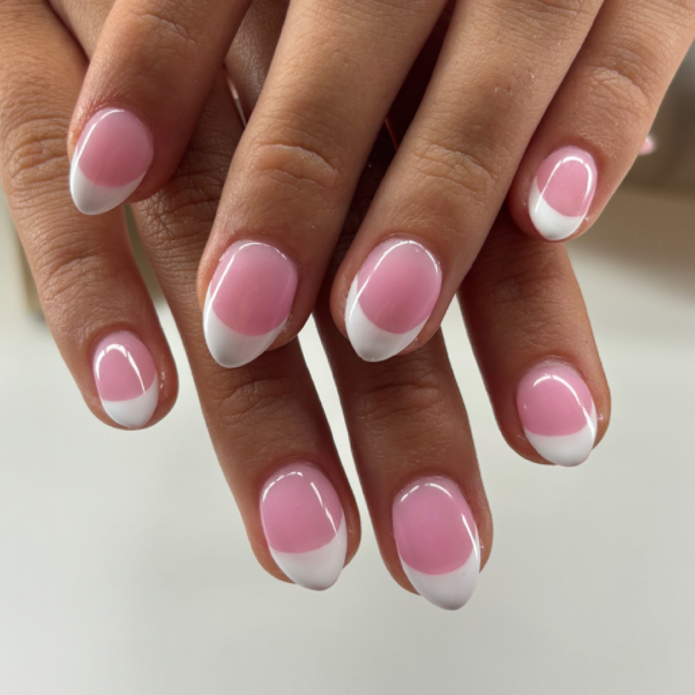 Gel Extension French Tips at Icon Nail Beauty in Landrum, SC