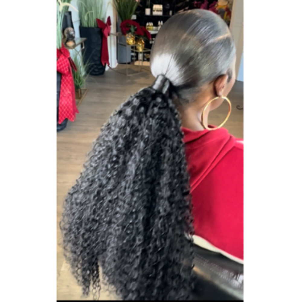 Sleek Ponytail at Chanel’s Transformation Beauty Bar in Warner Robins, GA