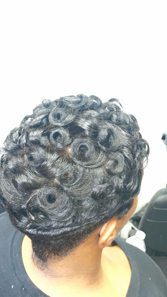 Pincurls at Oceena @ OshunCreatives in Richmond Hts, OH