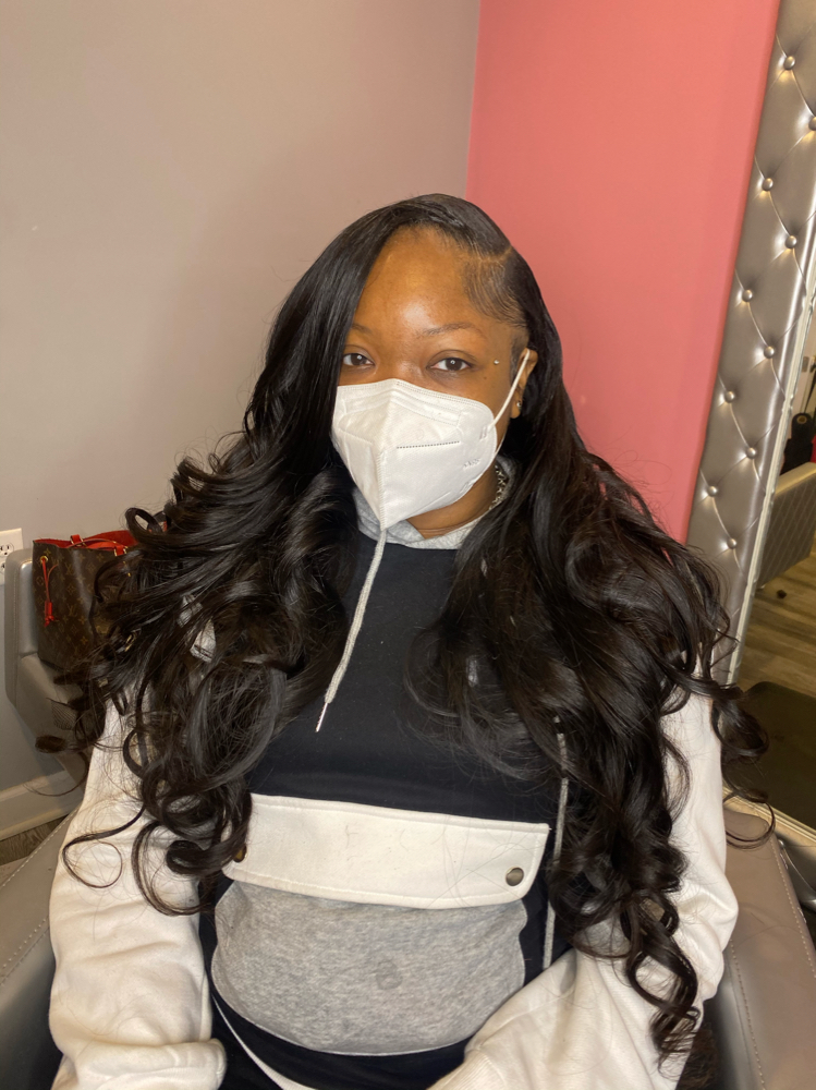 Traditional Sew-in With Leave-out