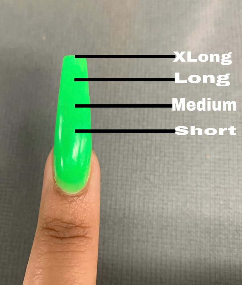 Acrylic Full Set Medium No Nail Art