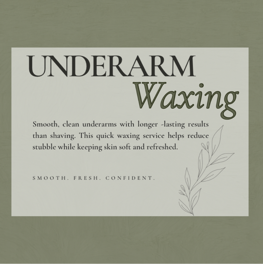 Underarm Wax at Intention Studio in Redding, CA