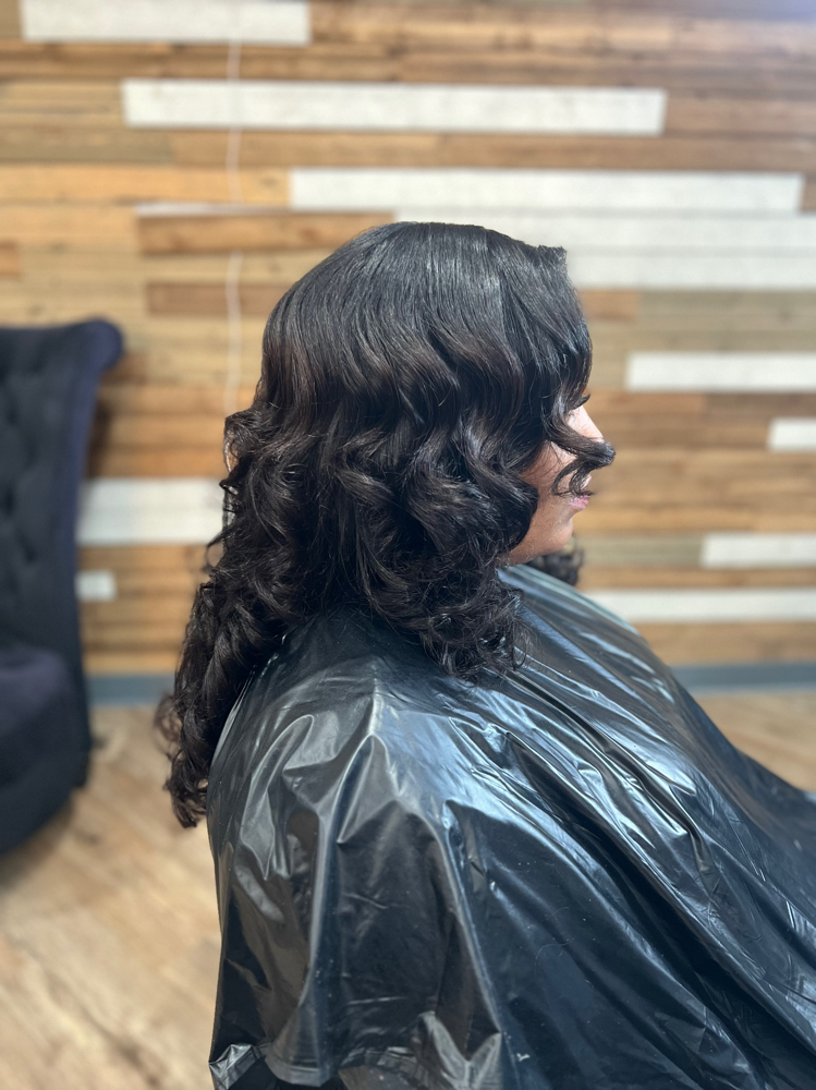 Side Or Middle Part Quickweave W Small Leave Out