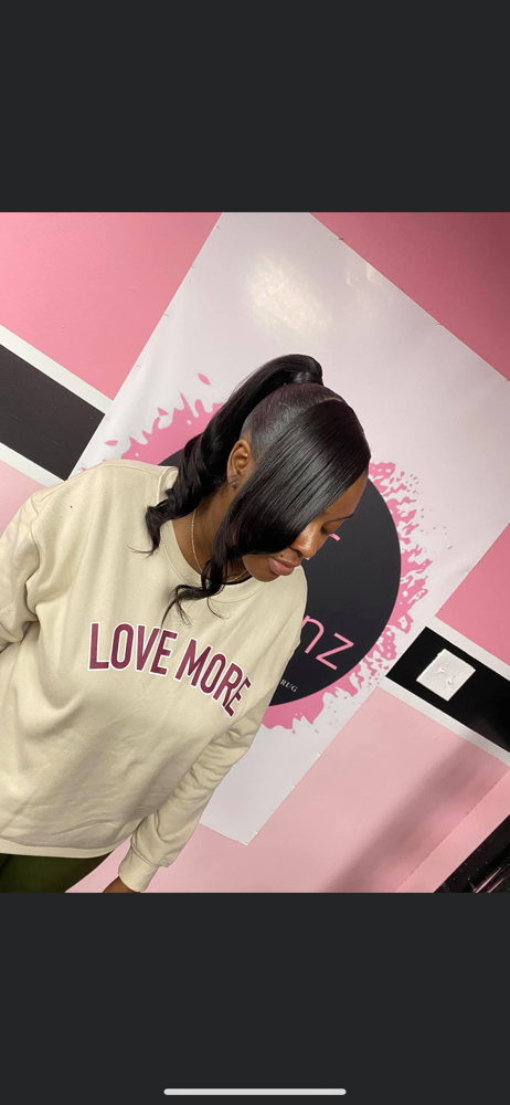 Human Hair Ponytail Hair Included