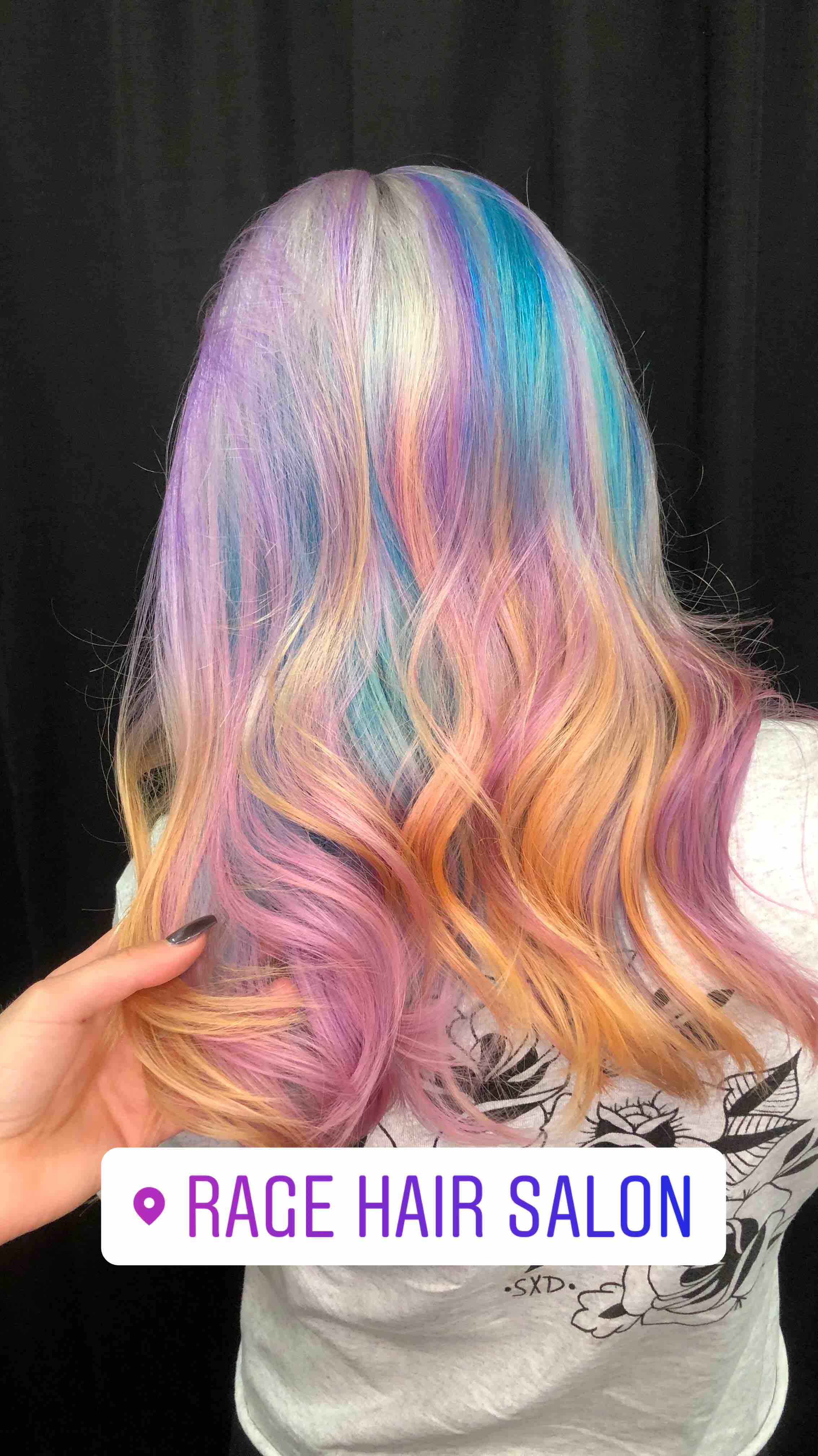 Color Correction/ Rainbow Hair