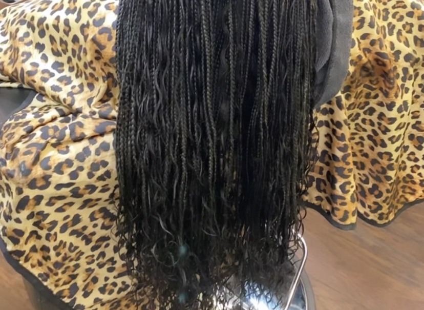 human hair ends / boho