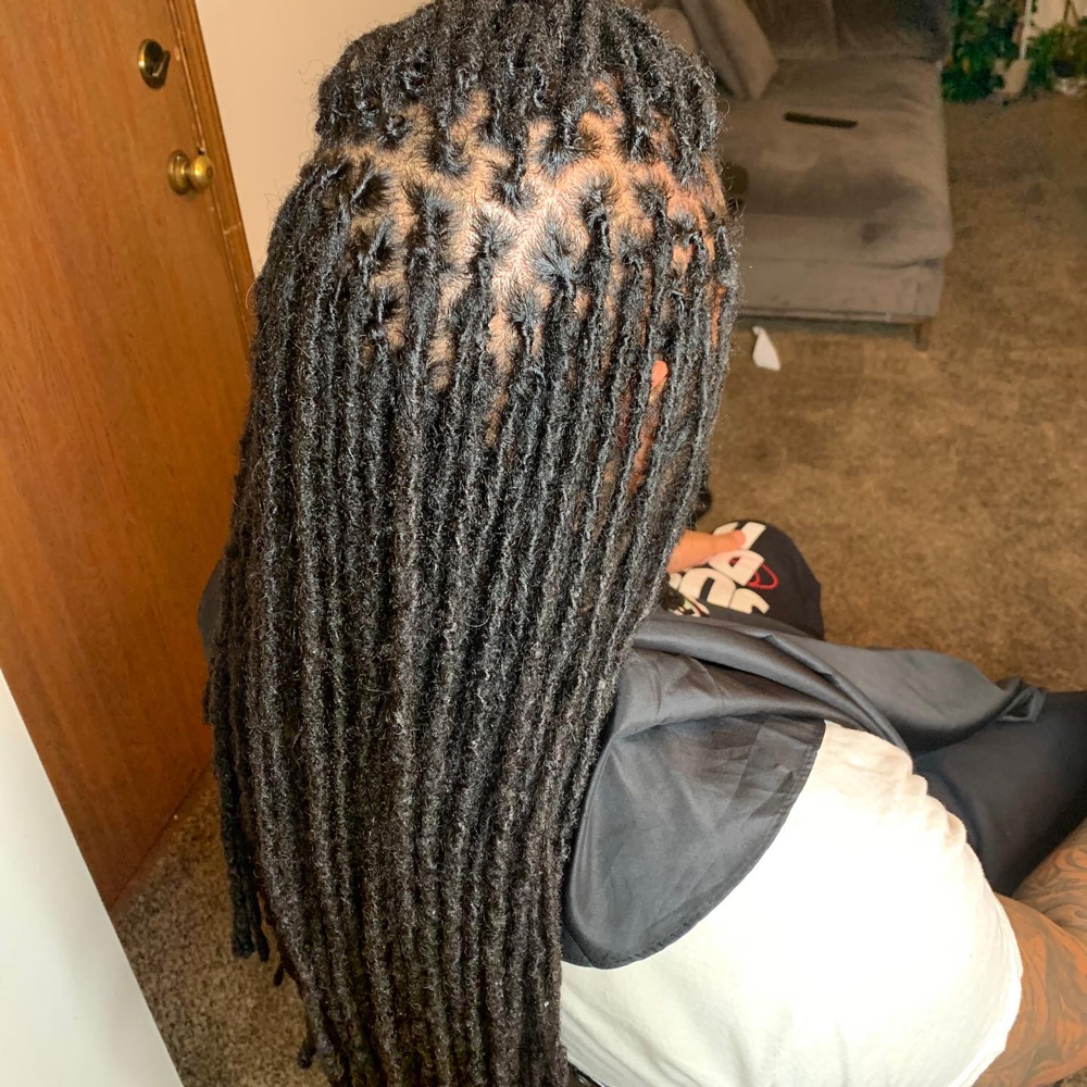 Long Loc Retwist - NO Wash included