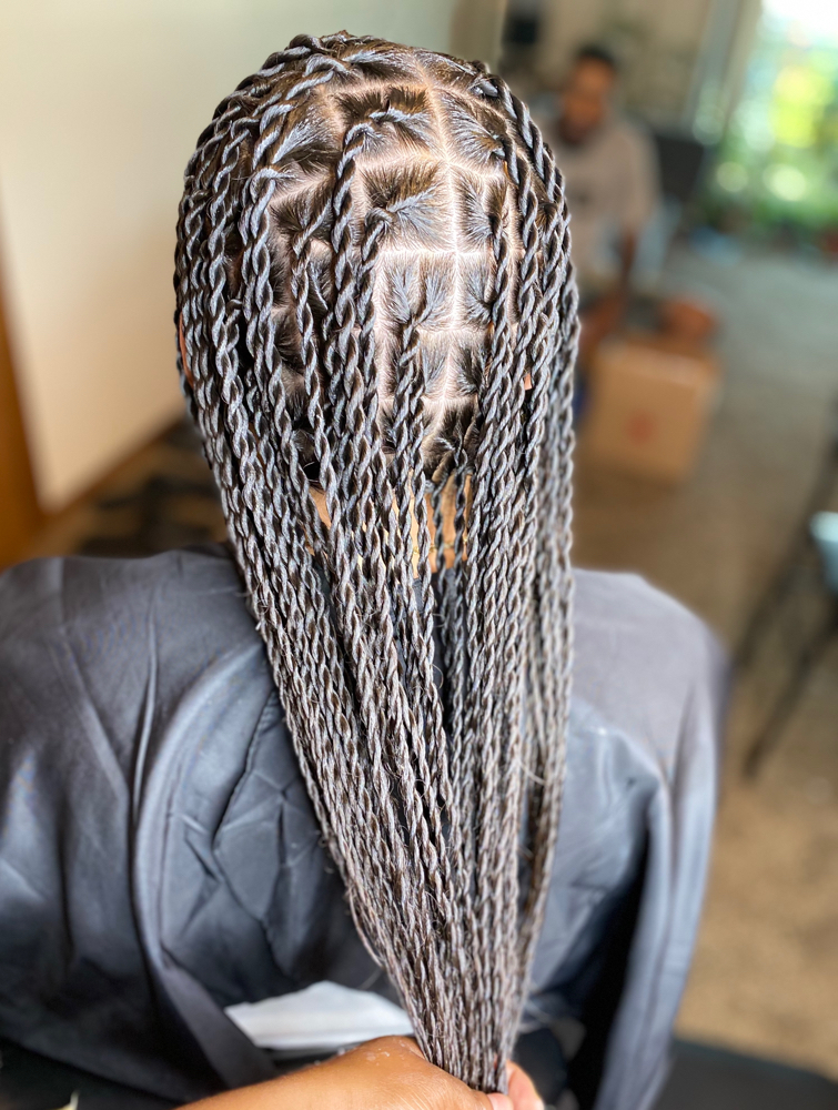 Mens Box Braids