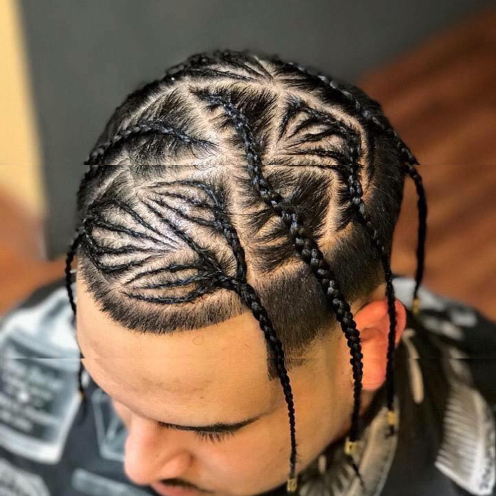 Mens Design Braids