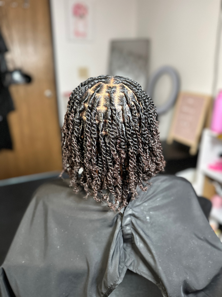 Starter Locs (Coils Or Two Strands)