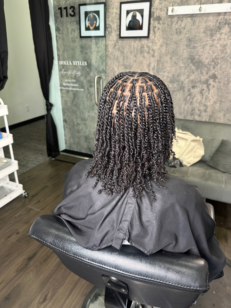 Starter Locs (Coils Or Two Strands)
