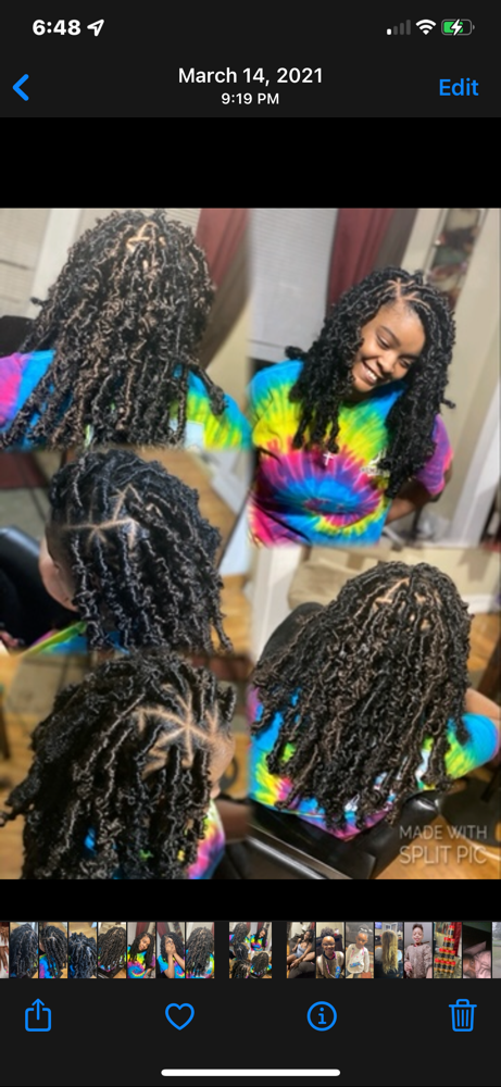 Butterfly Locs at Gifted Hands in Athens, AL