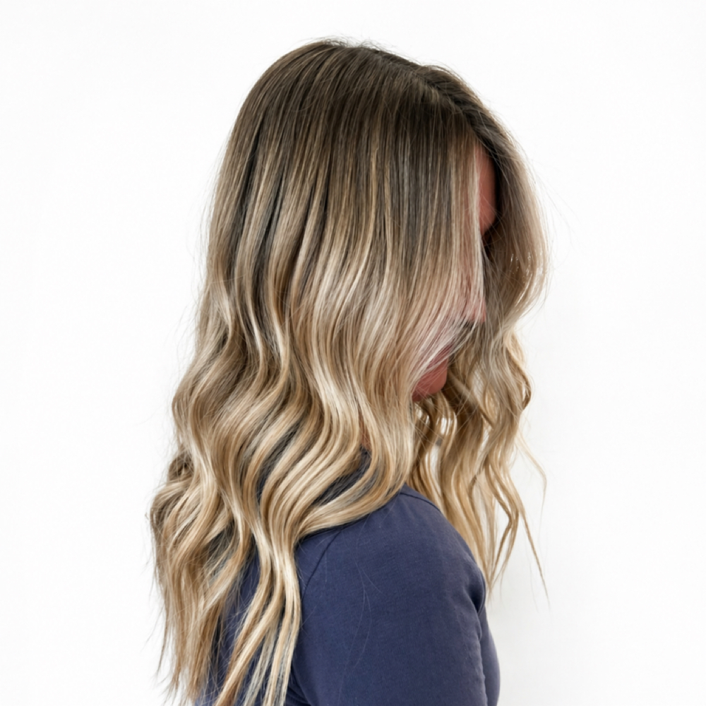 Reverse balayage & finish at Get pretty with Paris in Latham, NY