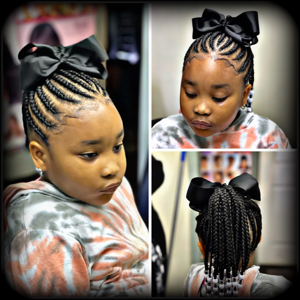 Kids Braid Ponytail