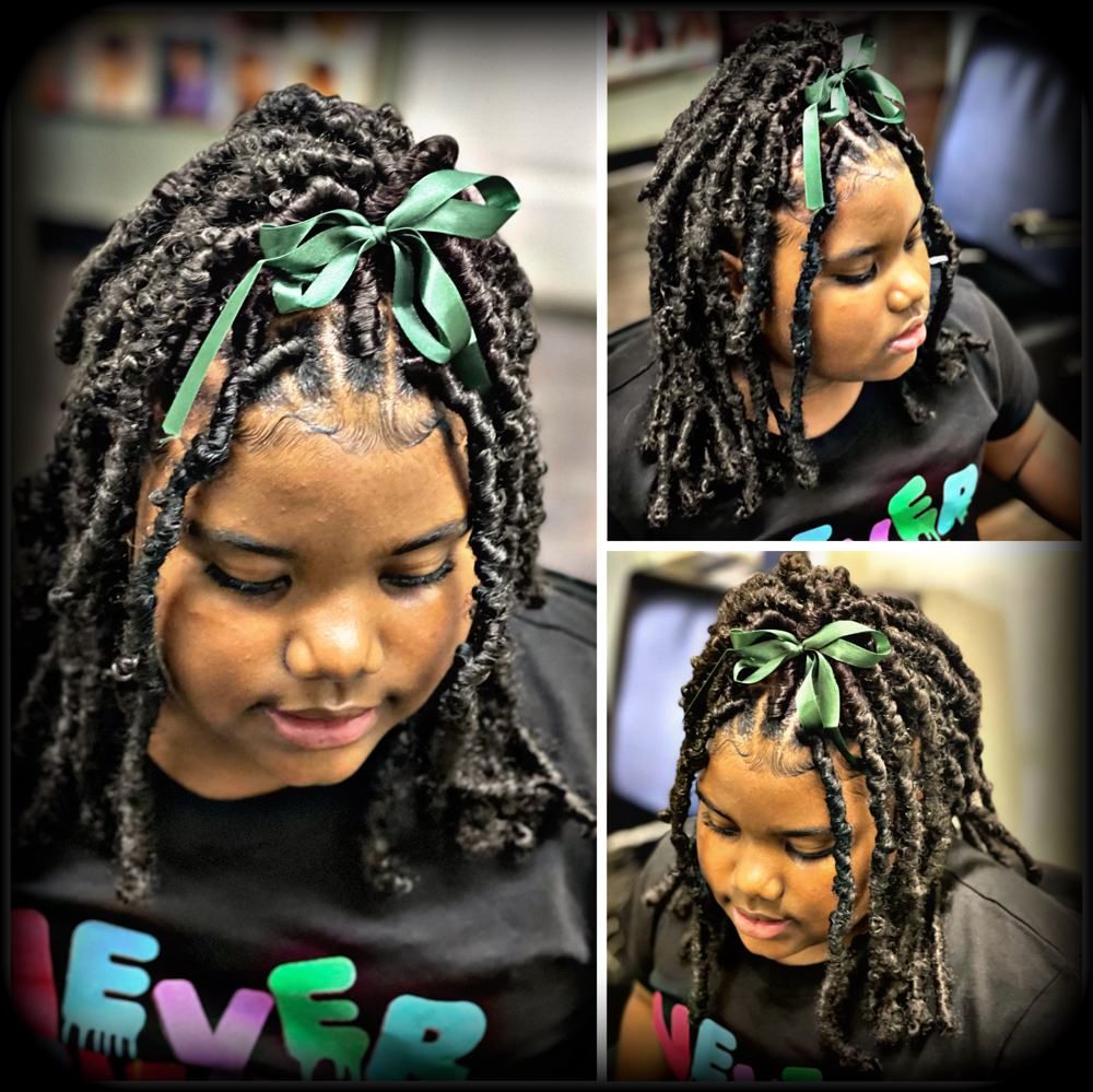 Kids Butterfly Locs