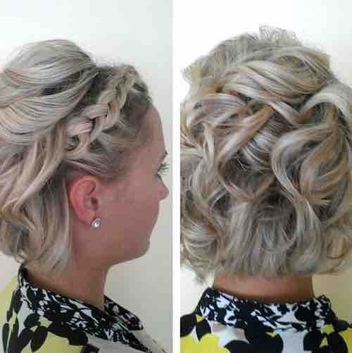 Updo Short Hair