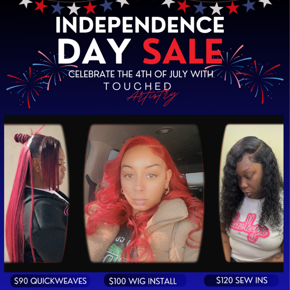Independence Day Sale at Touched Artistry in Urbana, IL