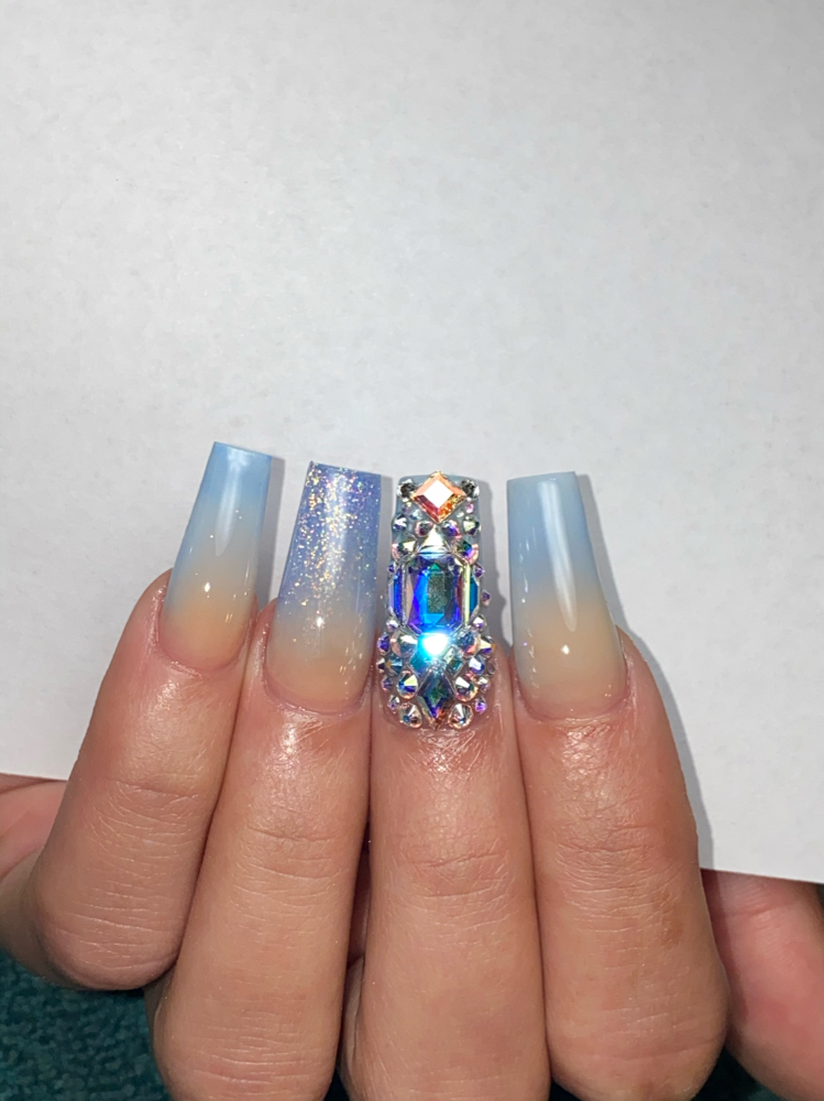 +FULL SWAROVSKI ®️ BLING NAIL