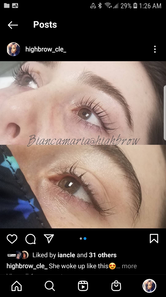 Eyelash Lift & Tint