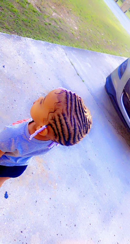 Kids Braids Reg Hair