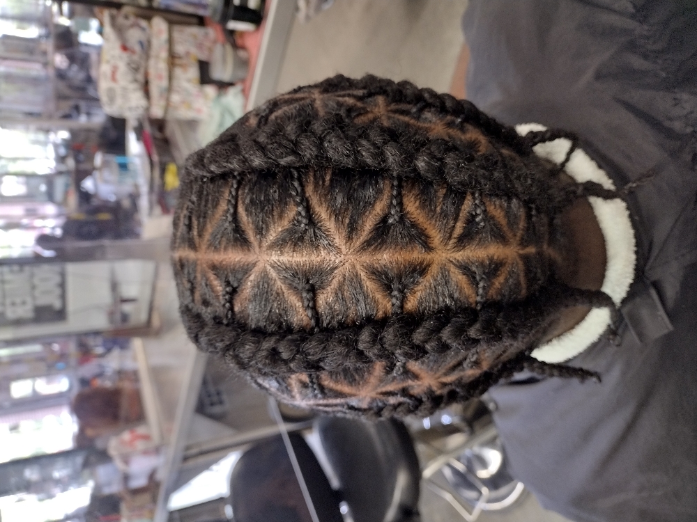 Men Freestyle Braids at RosieLocs in Summerville, SC