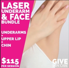 Laser Lip, Chin, Underarm