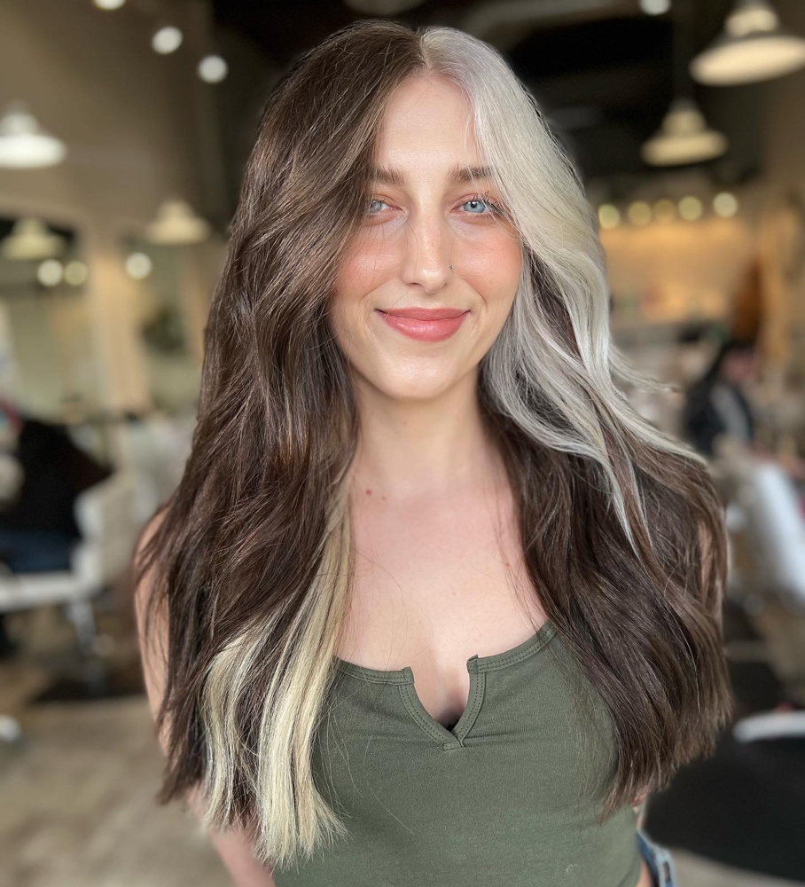 Color Block/ Split Dye