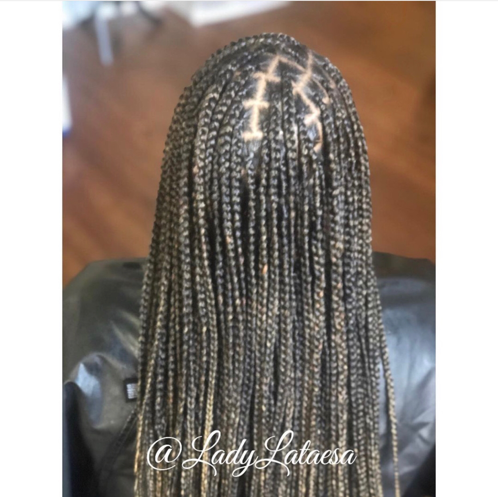 Knotless Braids (Small Mid Back)