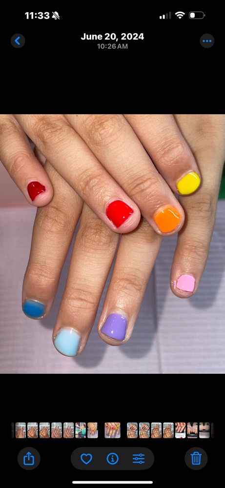 Kid’s manicure