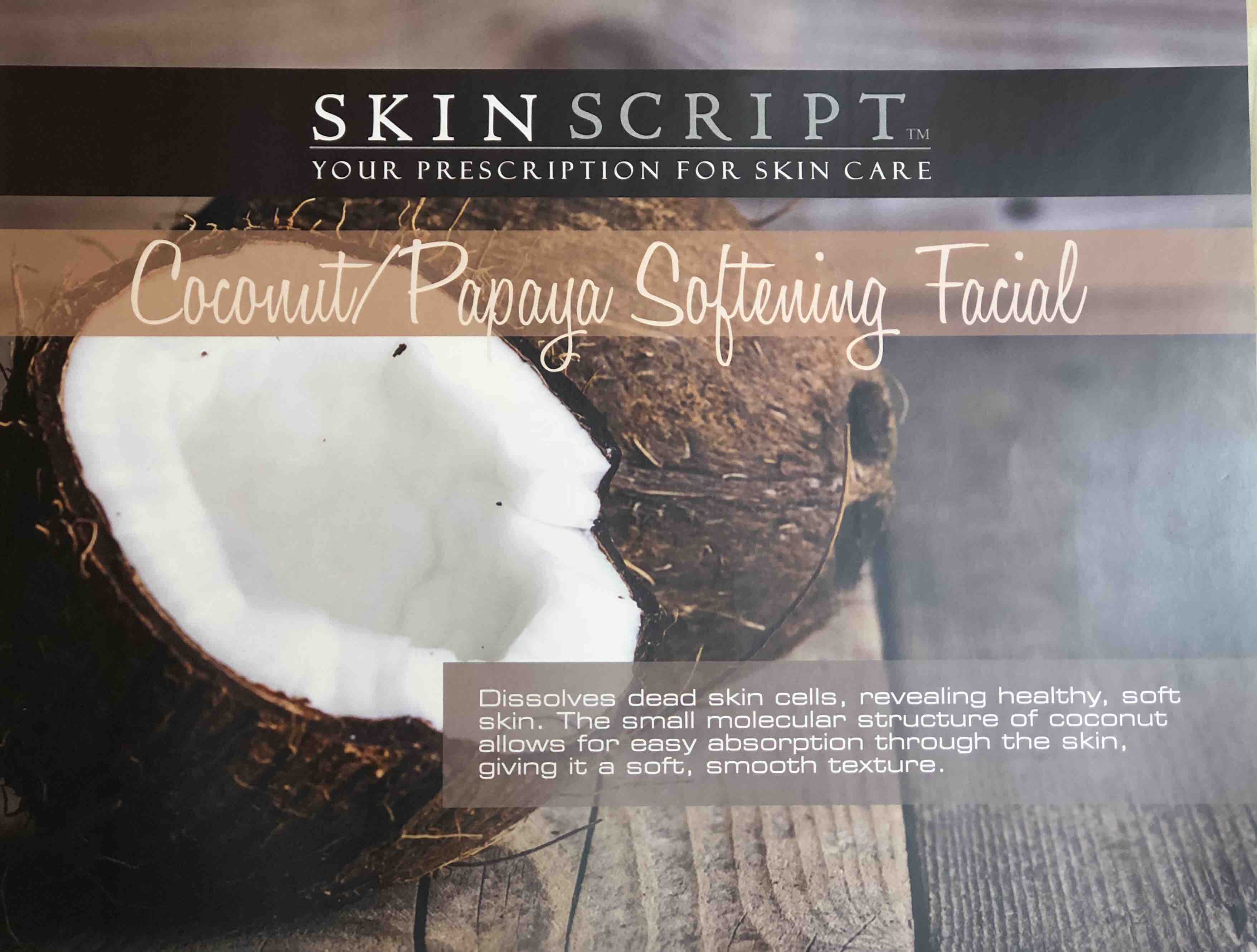 Coconut Papaya Dry Skin Facial