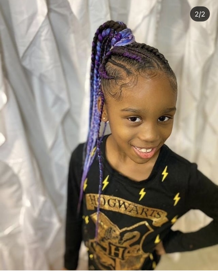 Kids Braided Ponytail at Kanisha Reed in Baltimore, MD