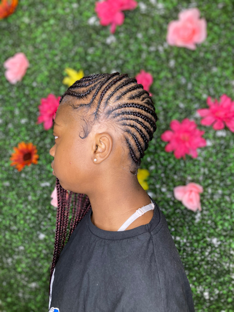 Kid Side Braids at Kanisha Reed in Baltimore, MD
