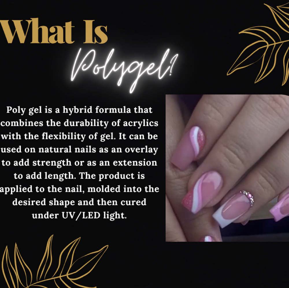 Polygel Nails Full Set at William Paul Hair Studio & Spa in Melbourne, FL