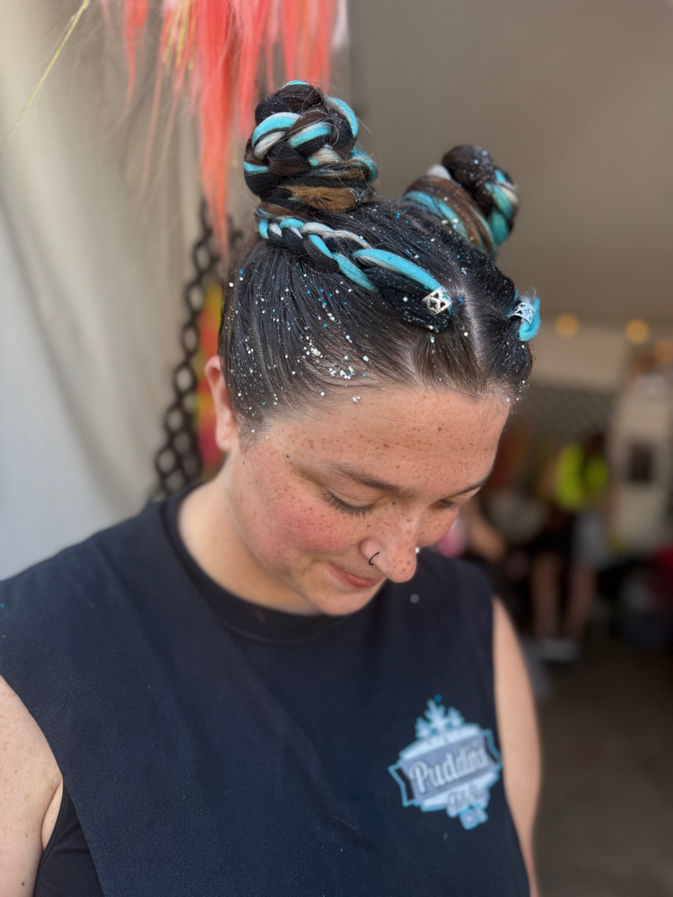 Space Buns at yourmanegirl.allycooper in Deland, FL