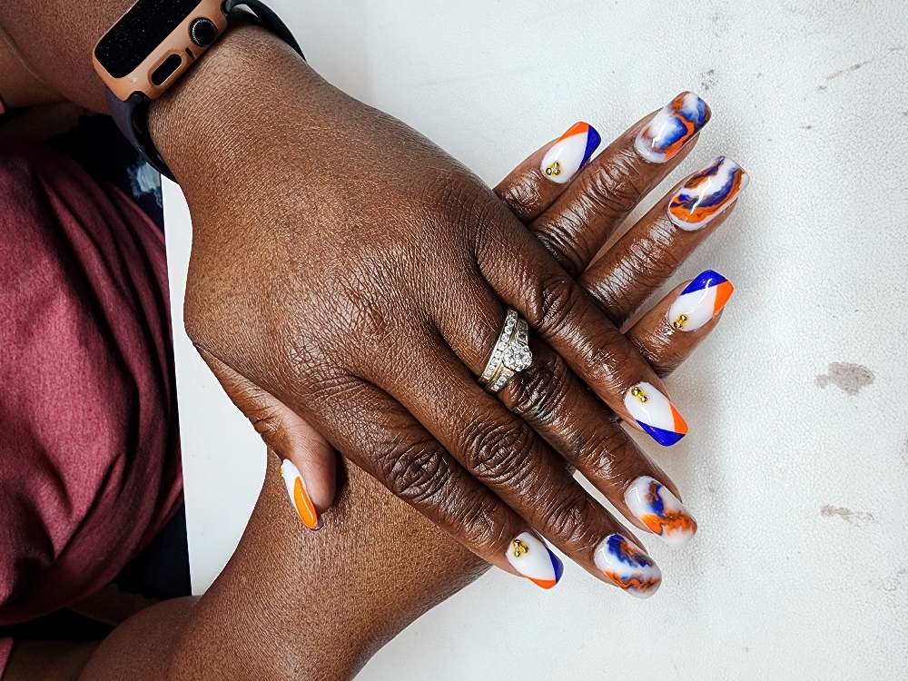 Creative Full Set Short at Tenia Does Nails in Saraland, AL