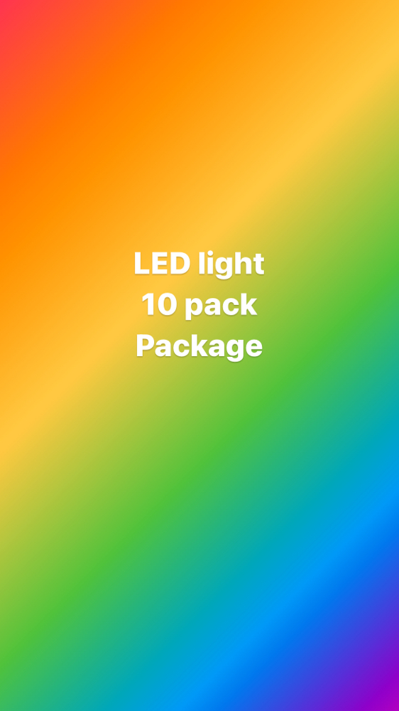 LED Light 10 Pack Package