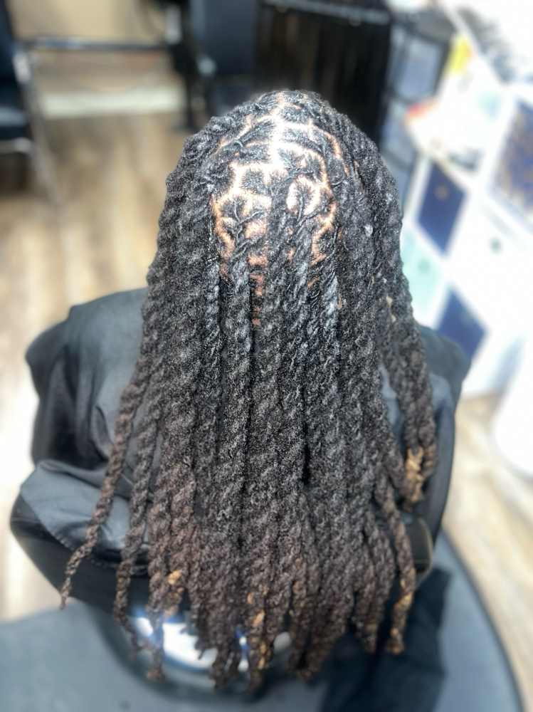 *Small Locs* Wash,Rewist & style