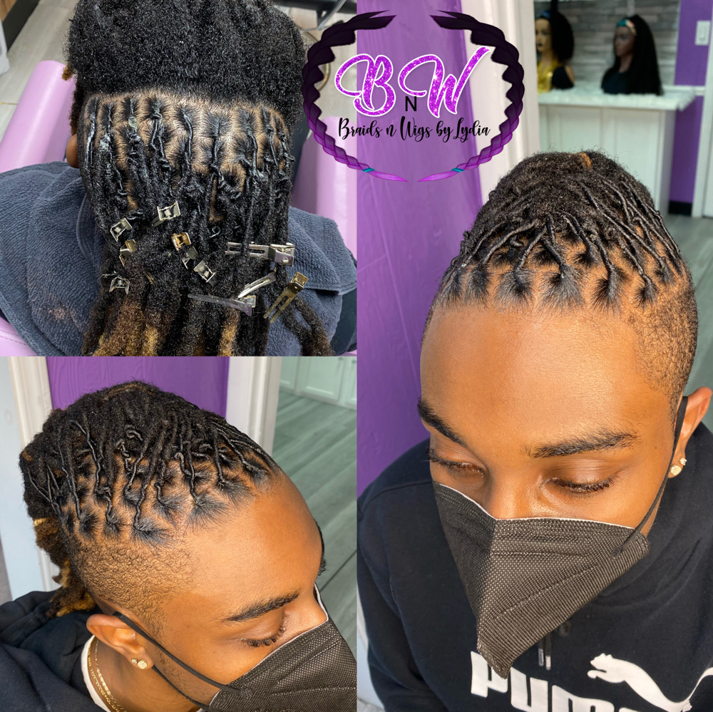 DREADLOC MOHAWK RETWIST