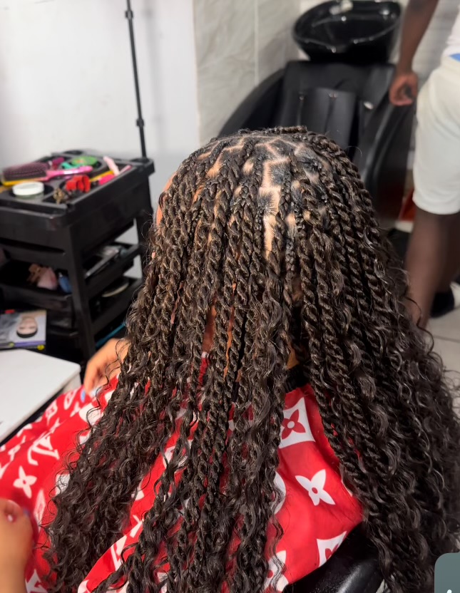 Island Twist Waist Length Boho Curl