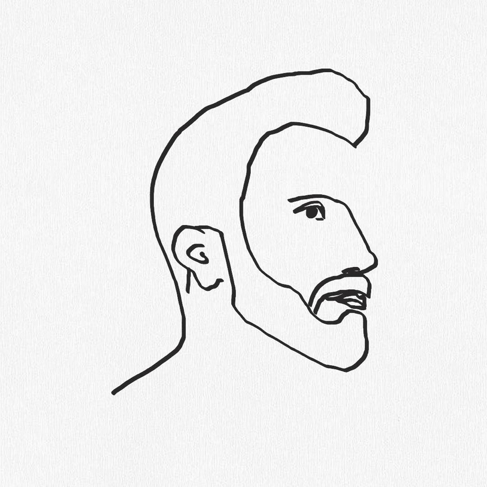 Beard/Neck + Eyebrows + Ears + Nose