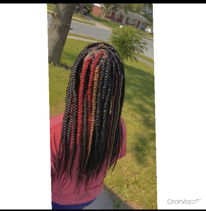 Medium Box Braids