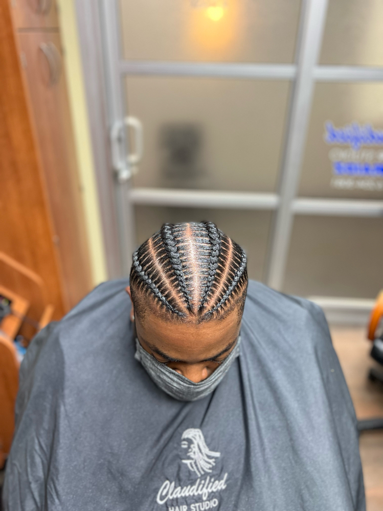 Men (simple) 3-4 Braids