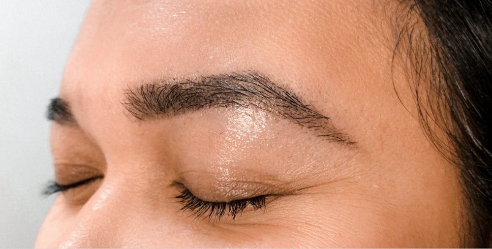 Brow tint and wax
