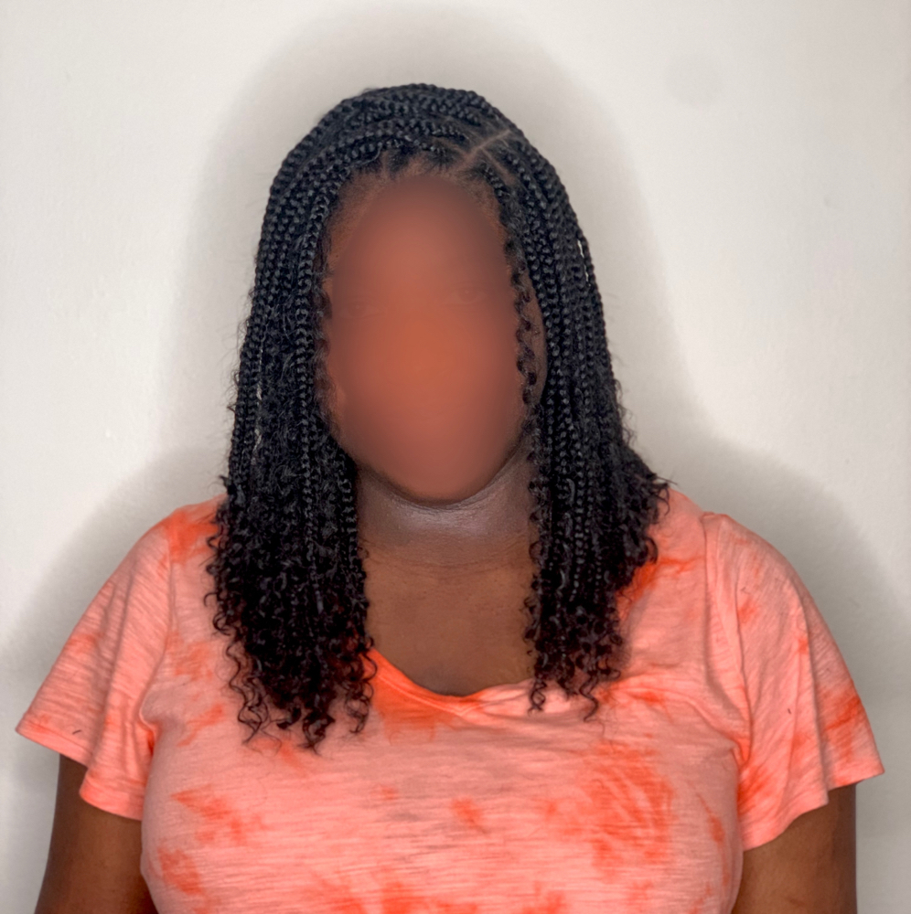 Boho/ Gypsy Knotless Bob Braids
